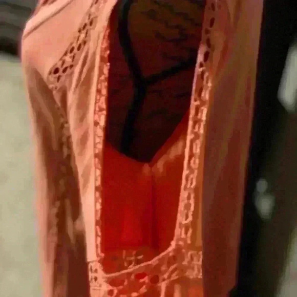 Off the shoulder top. Like New. Worn one time. - Picture 3 of 4